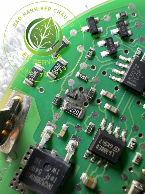 F79 miele chi tiết linh kiện lỗi