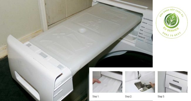 Loại bỏ nước ở bình chứa nước thải