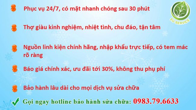 Quy trình sửa chữa tại EUSERVICE