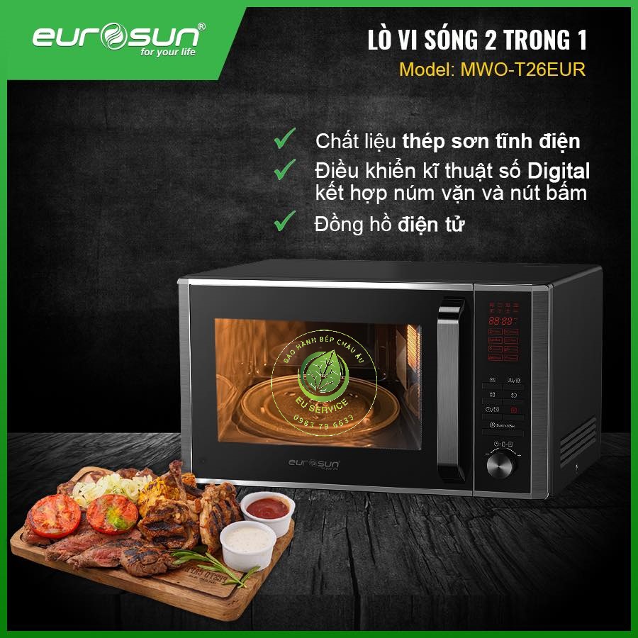 SỬA LÒ VI SÓNG EUROSUN CHÍNH HÃNG