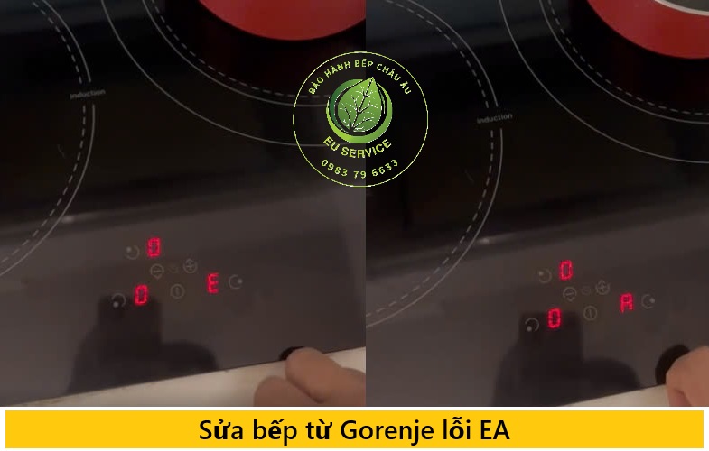 Sửa bếp từ Gorenje lỗi EA