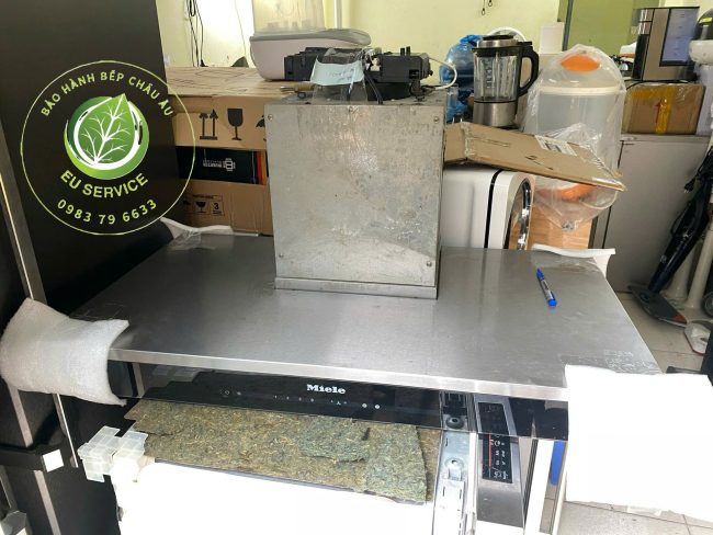 Sửa hút mùi miele lỗi không hút được khói