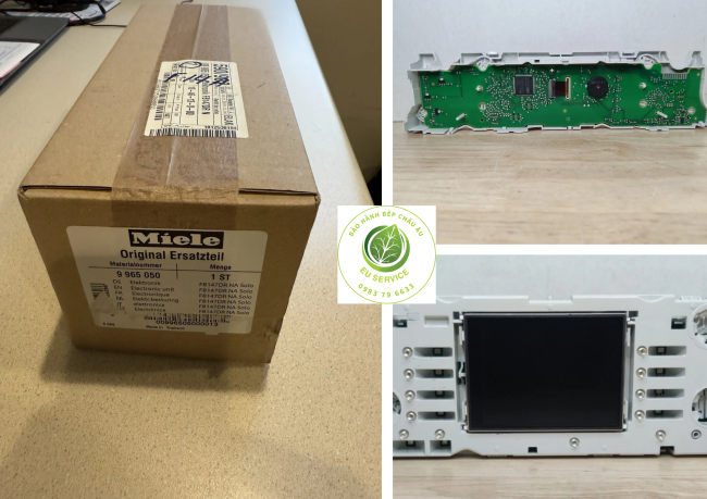 Sửa lò vi sóng lỗi mạch cảm ứng - thay bo mạch cảm ứng lò vi sóng miele mới chính hãng