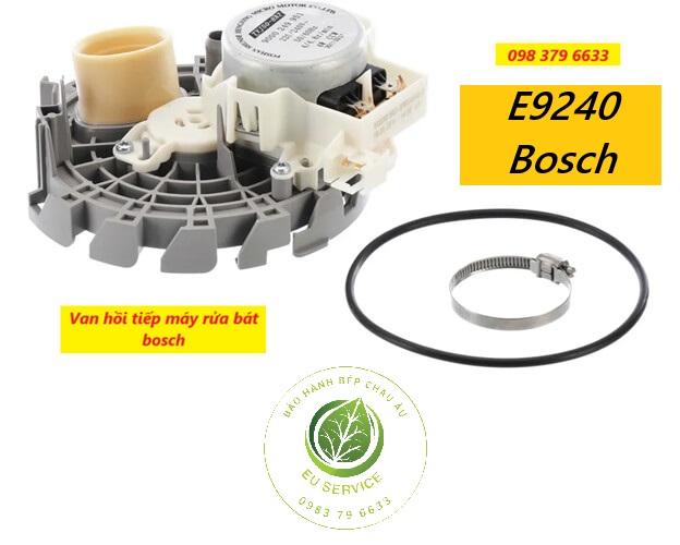 Sửa máy rửa bát Bosch lỗi E9240 - Kiểm tra van hồi lưu