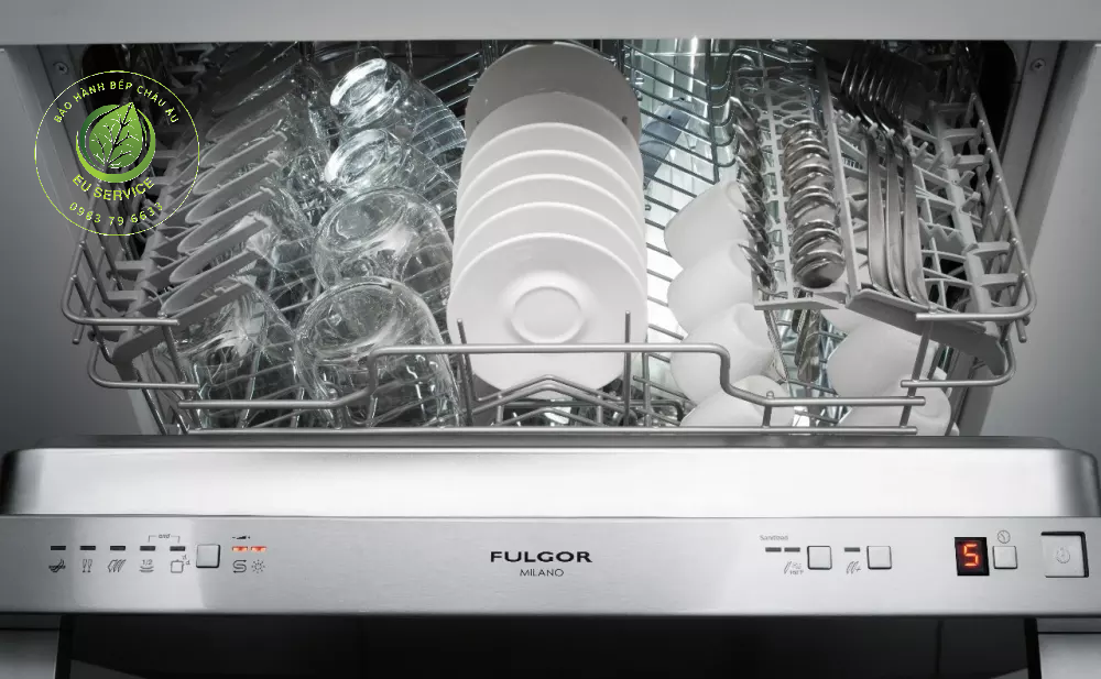 Sửa máy rửa bát Fulgor milano rửa không sạch