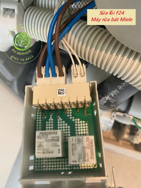 Sửa máy rửa bát Miele lỗi F24