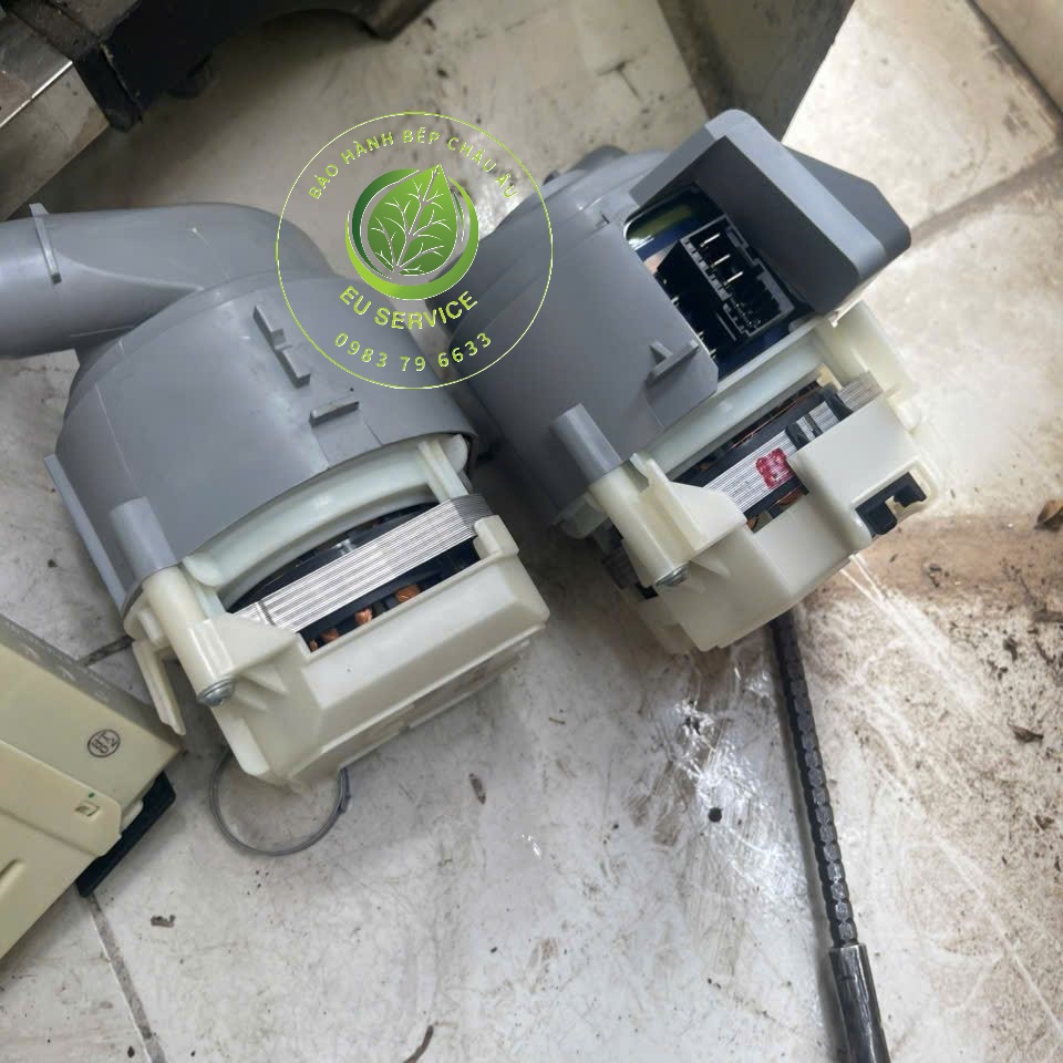 Sửa máy rửa bát bosch E09 -thay bơm chính hãng bosch