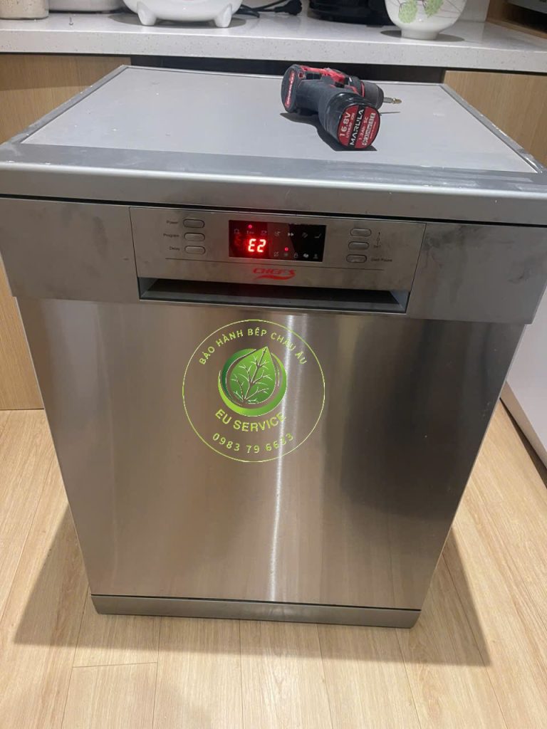 Sửa máy rửa bát chefs tại nhà lỗi E2