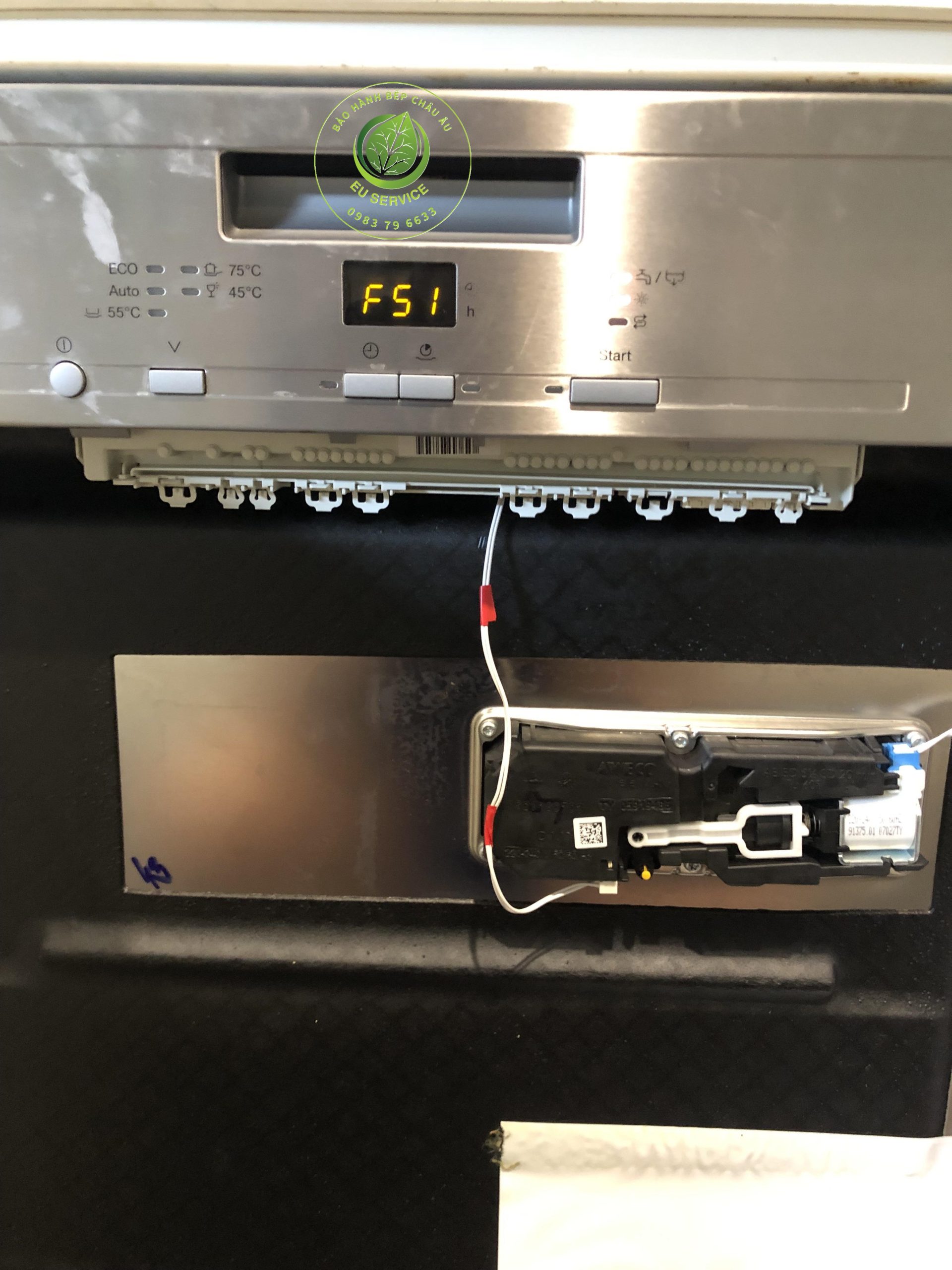 Sửa máy rửa chén Miele F51 tại đà nẵng