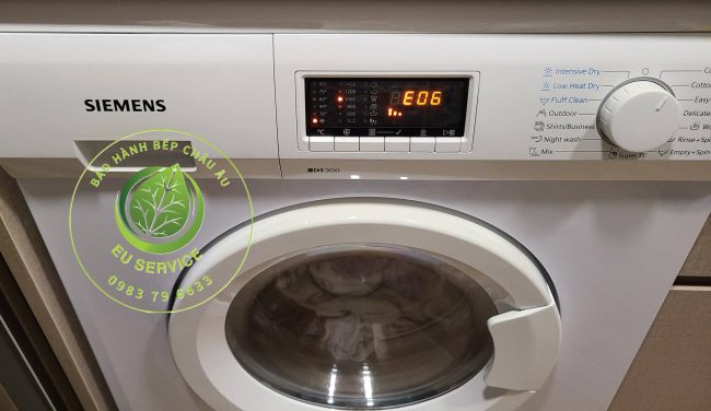 Sửa máy sấy siemens lỗi E06