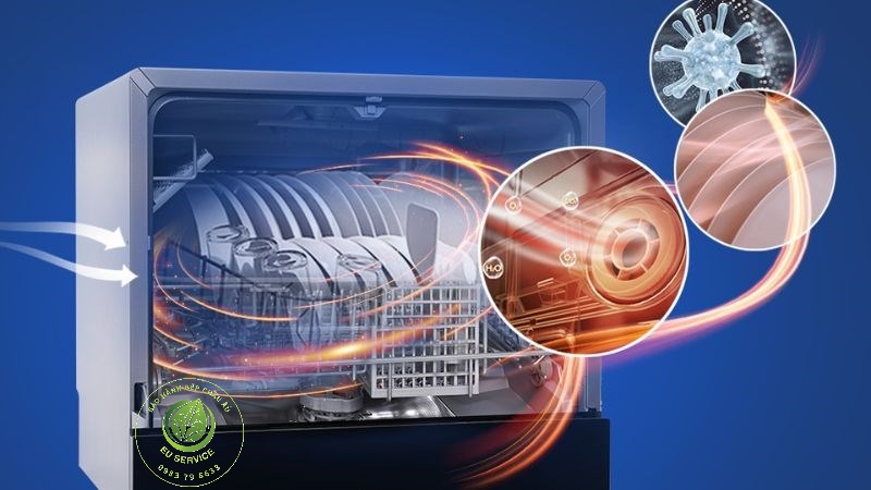 sửa máy rửa bát confee không khô