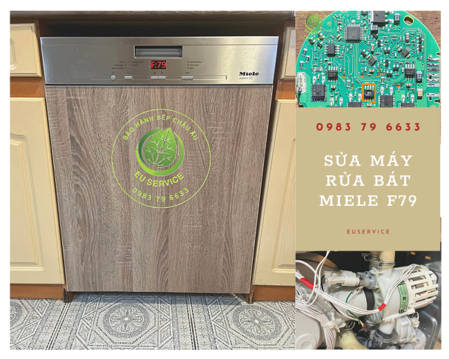Tổng hợp cách sửa máy rửa bát Miele F79