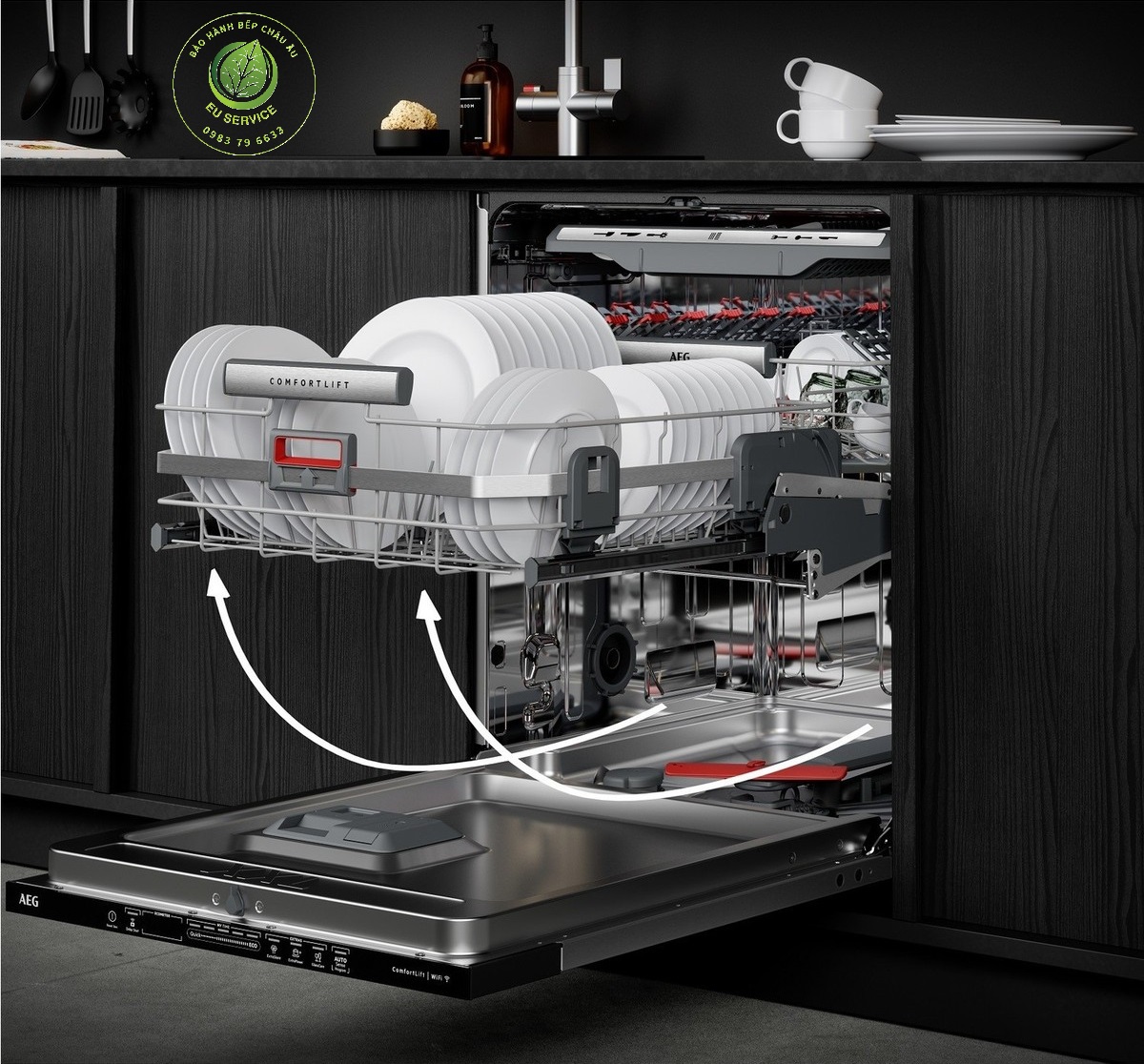 Trung tâm sửa máy rửa bát AEG chính hãng giá rẻ tại nhà