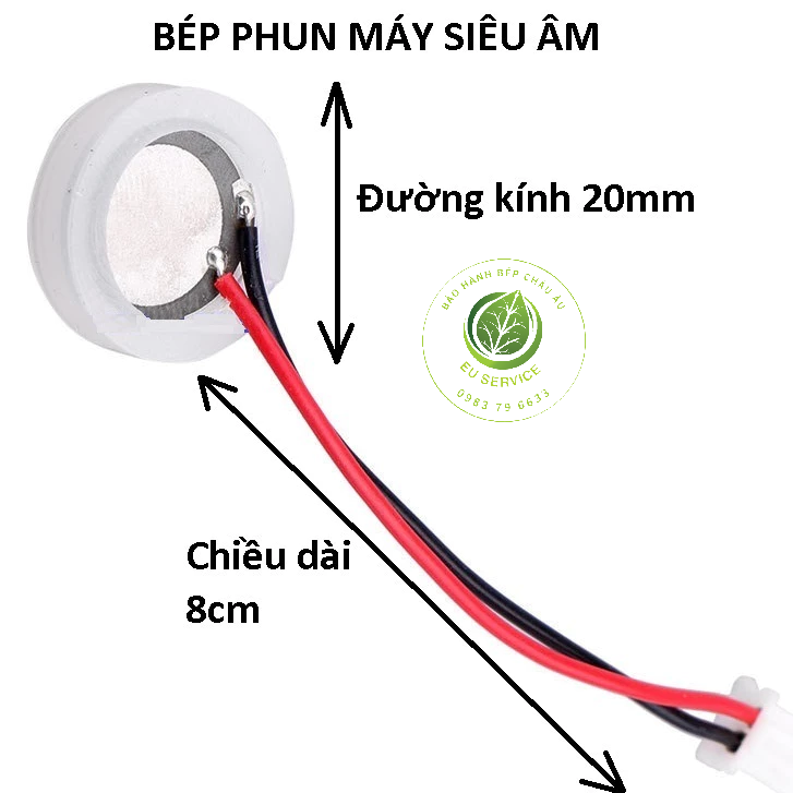 đầu phun siêu âm máy xông tinh dầu