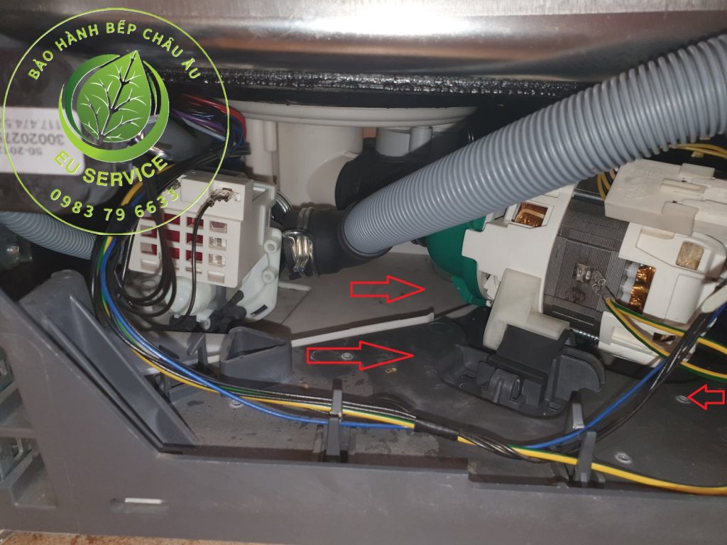 hướng dẫn kiểm tra và sửa lỗi i30 máy rửa bát AEG - Lỗi rò rỉ hệ thống