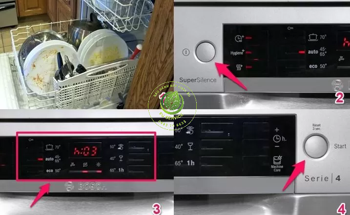 hướng dẫn sử dụng máy rửa bát bosch