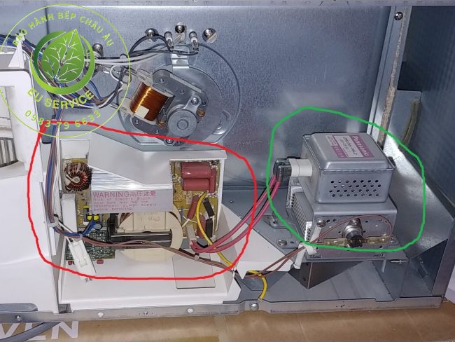 hướng dẫn sửa lò vi sóng siemens lỗi không nóng