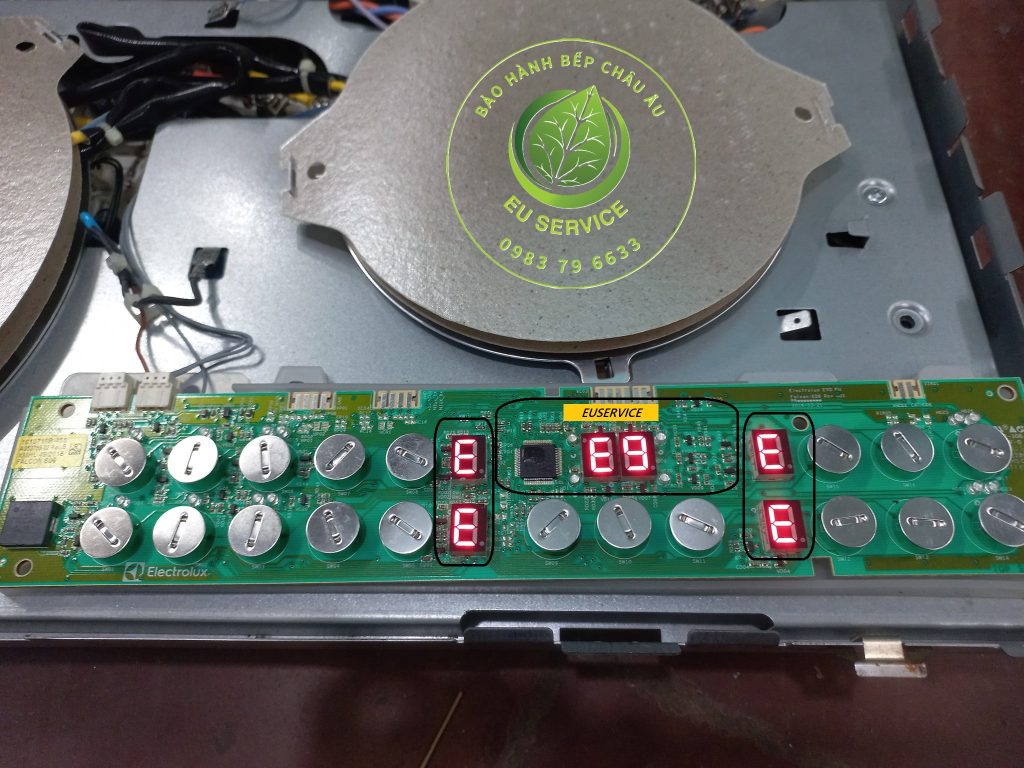 hướng dẫn sửa lỗi E9 bếp từ AEG tại nhà