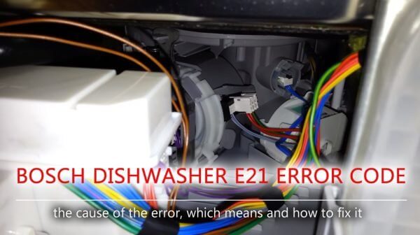 Lỗi E21 Máy Rửa Bát Bosch