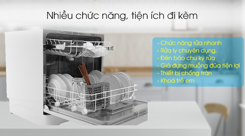 máy rửa chén electrolux esf6010bw Hà Nội