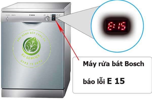 Sửa máy rửa bát bosch E15 tại nhà