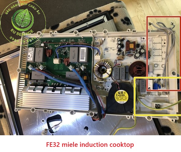 nguyên nhân bếp từ Miele lỗi FE32 trong thực tế
