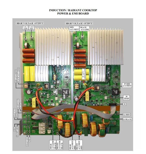 phân tích bo mạch công suất bếp từ viking chính hãng