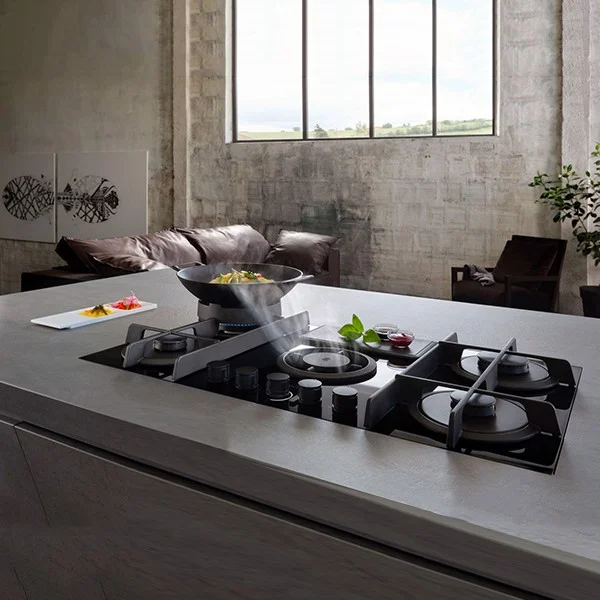 sửa bếp ga liền hút mùi malloca