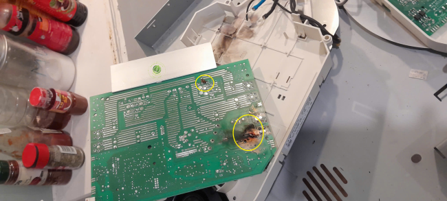 sửa bếp hafele nổ mạch công suất