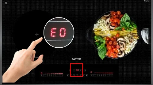 sửa bếp từ Faster lỗi E0