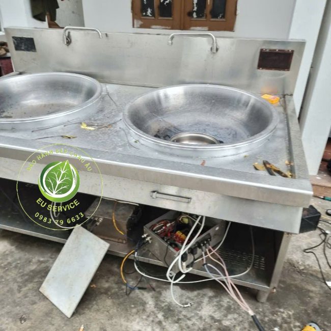 sửa bếp từ công nghiệp cho khách sạn, bếp ăn tập thể