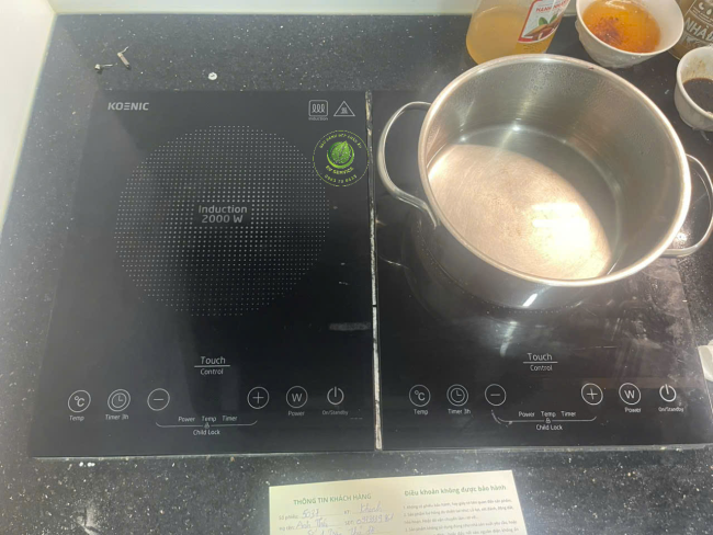sửa bếp từ koenic không nguồn