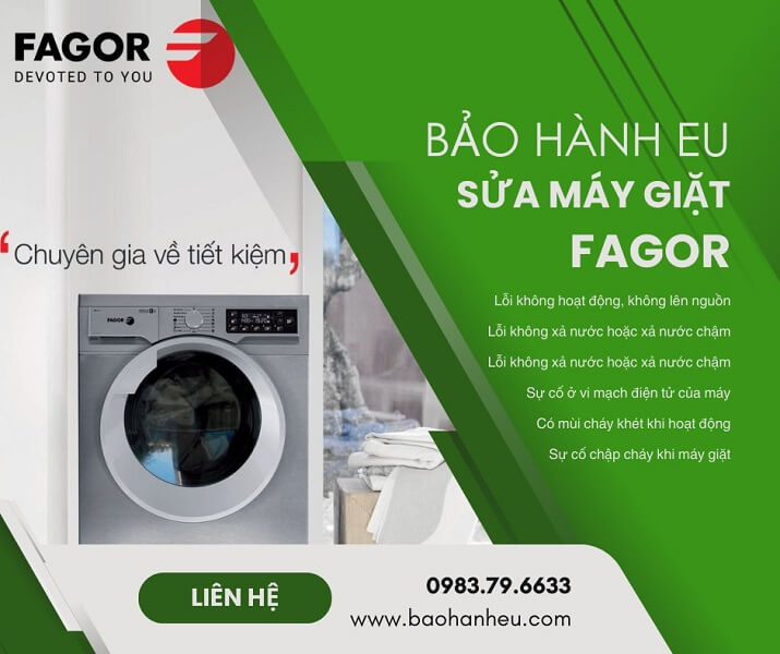 sửa chữa máy giặt quần áo Fagor
