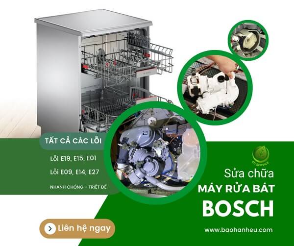 sửa chữa máy rửa bát Bosch