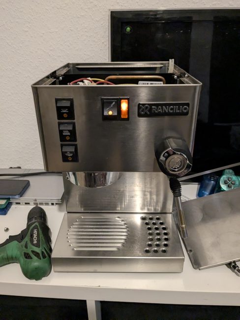 sửa máy rancilio không ra hơi nước