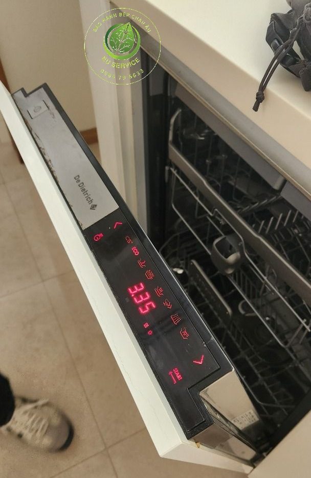 sửa máy rửa bát Dedietrich lỗi không xả được nước