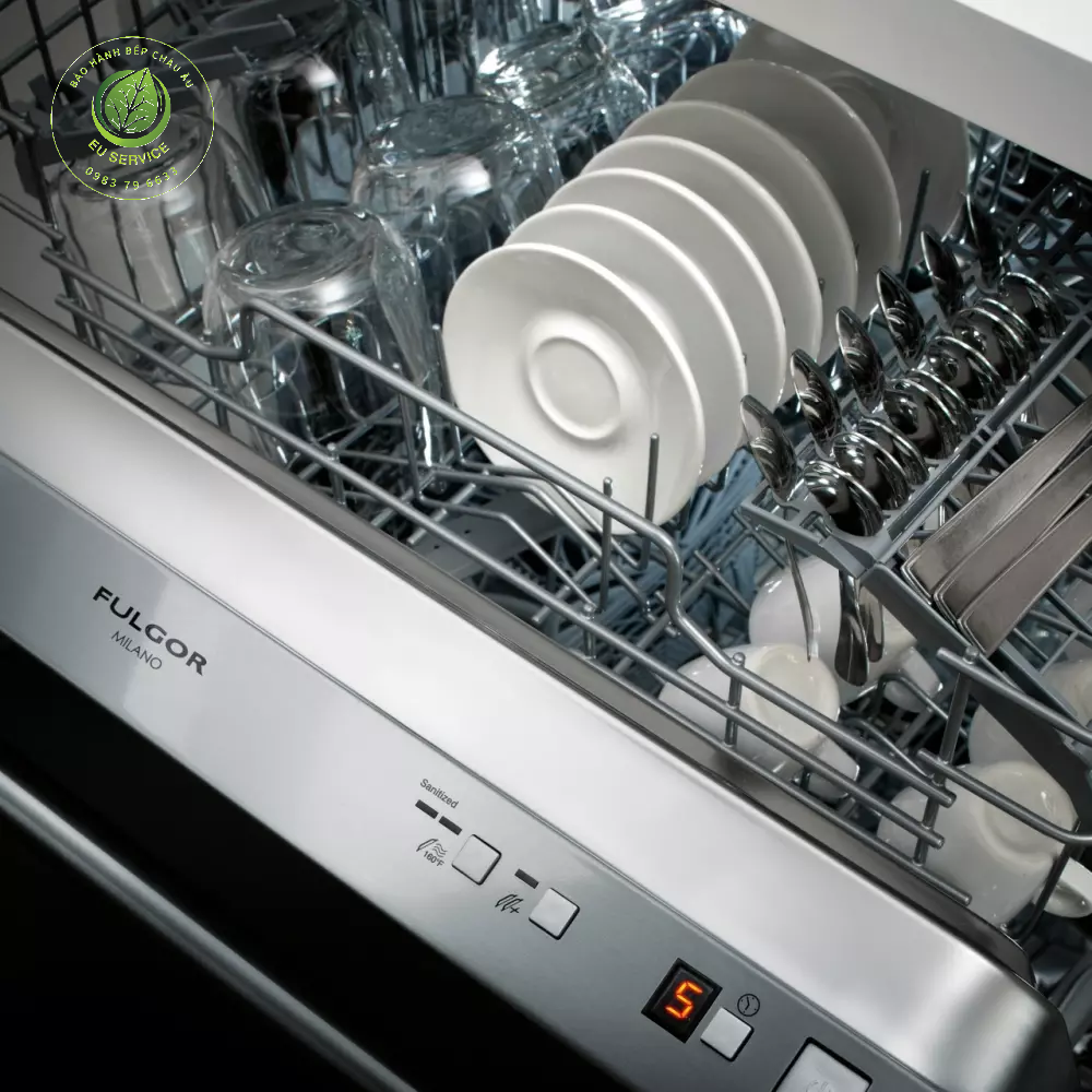 sửa máy rửa bát fulgo milano không nóng nước