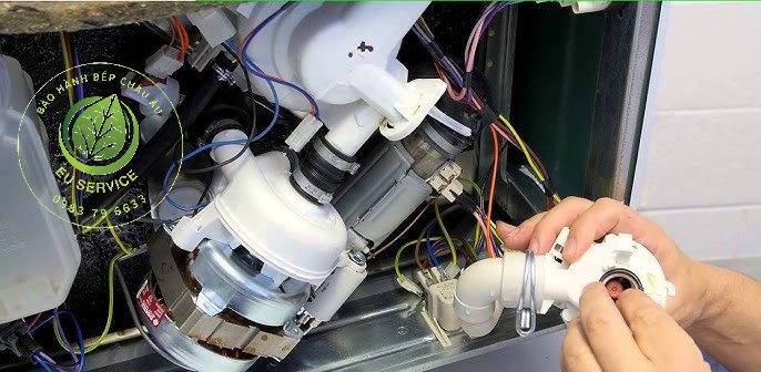 sửa máy rửa bát indesit lỗi rửa không sạch - lỗi động cơ
