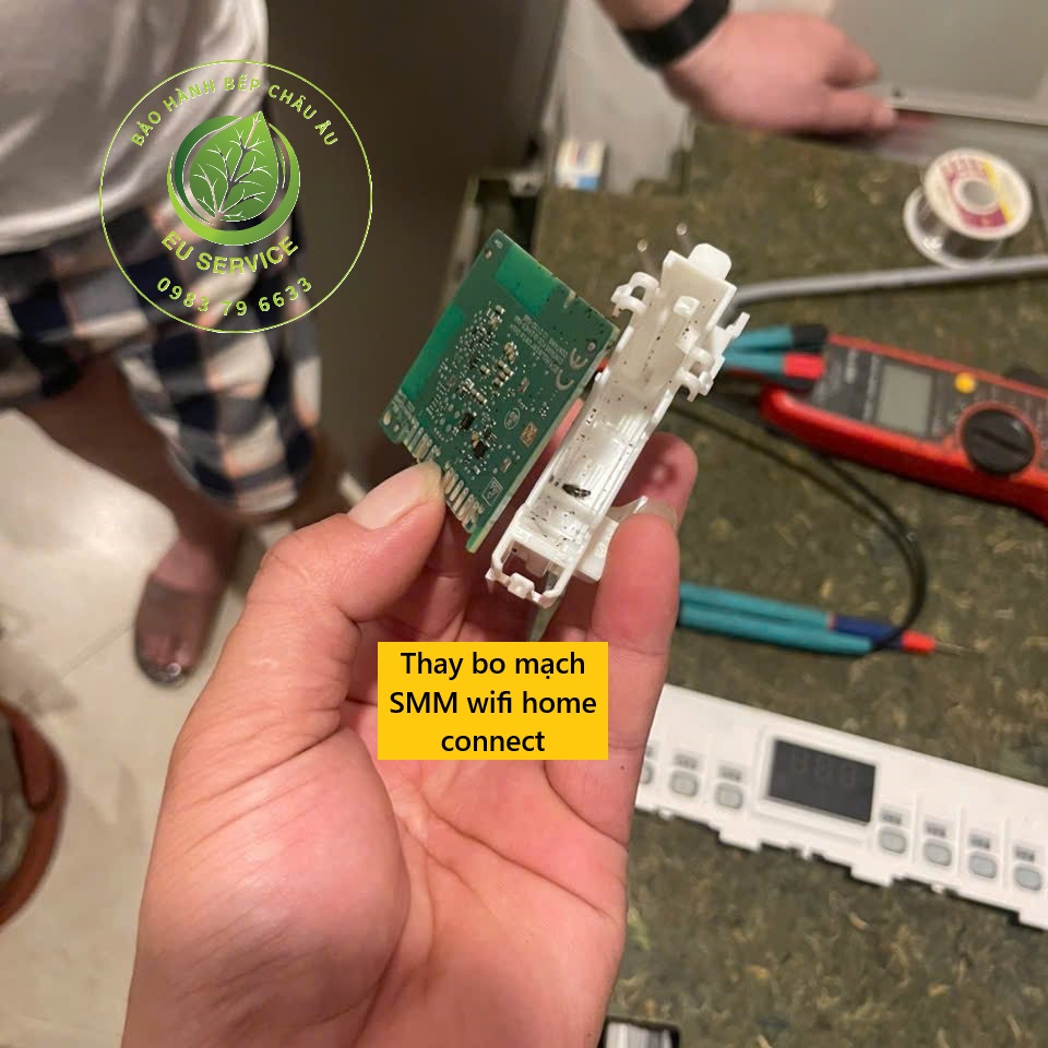 thay bo mạch smm wifi máy rửa bát bosch