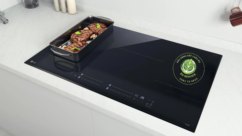 thay mặt kính bếp từ LG chính hãng'