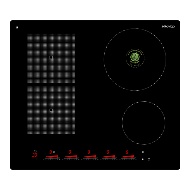 thay mặt kính bếp từ Rovigo chính hãng