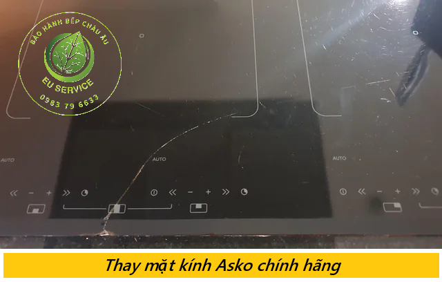 thay mặt kính bếp từ asko chính hãng
