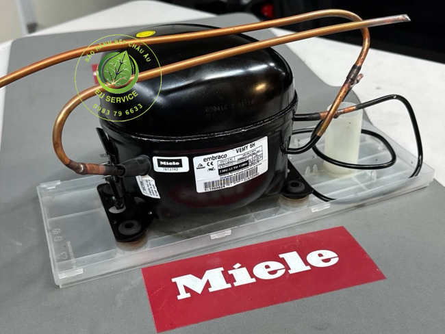 thay máy nén hay còn gọi là Block gas tủ lạnh miele