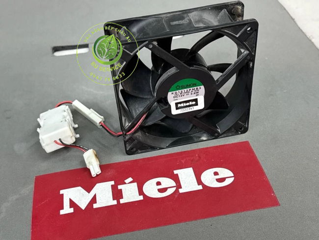 thay quạt làm mát tủ lạnh miele chính hãng