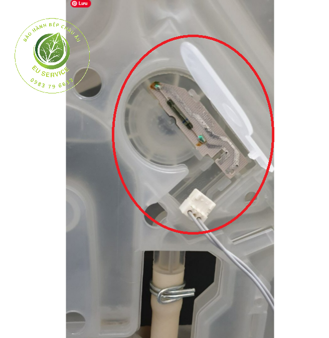 Đo đạc cảm biến hall - đo lưu lượng nước vào máy rửa bát. Nếu cảm biến lỗi - thay mới