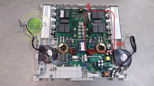 thực hành kiểm tra và sửa bếp từ miele lỗi FE85 FE86 thực tế