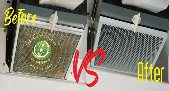 vệ sinh lưới lọc máy hút mùi miele định kỳ 1 tháng 1 lần