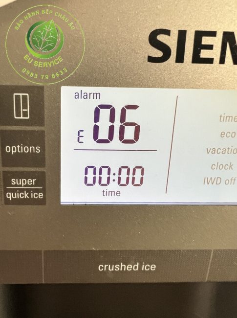 Sửa tủ lạnh Siemens báo lỗi E