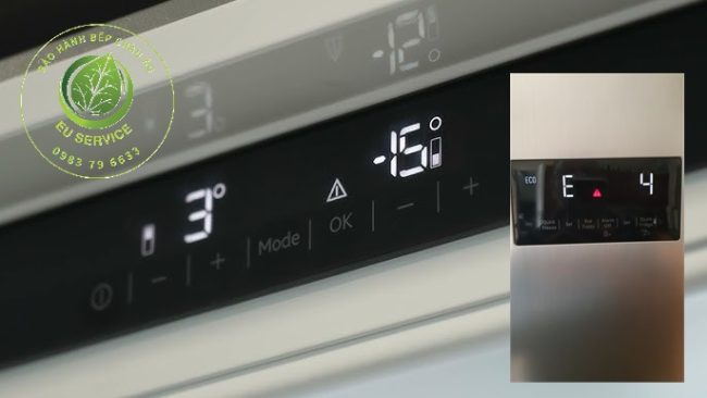 Sửa tủ lạnh siemens báo đèn cảnh báo chấm than