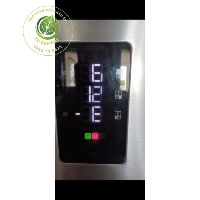 Sửa tủ lạnh siemens báo lỗi E và dấu chấm than
